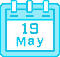 May 19 Vector Icon