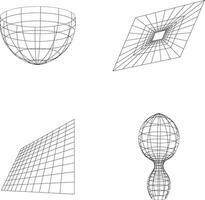 estructura metálica futurista forma con resumen diseño. vector ilustración