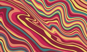 Psychedelic groovy background. Colorful abstract background. vector