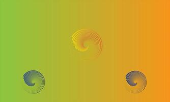 Colorful circle spiral abstract dots background. Circle vector background illustration