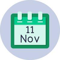 November 11 Vector Icon