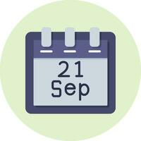 September 21 Vector Icon