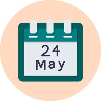 May 24 Vector Icon