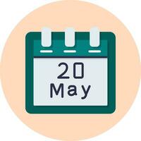 May 20 Vector Icon