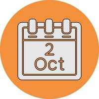 October 2 Vector Icon
