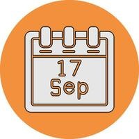 September 17 Vector Icon