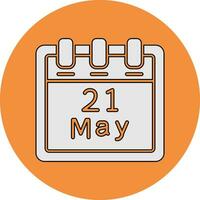 May 21 Vector Icon