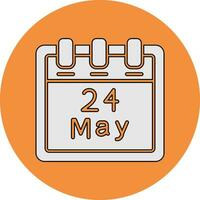 May 24 Vector Icon