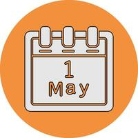 May 1 Vector Icon