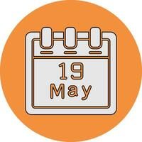 May 19 Vector Icon