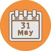 May 31 Vector Icon