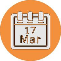 March 17 Vector Icon