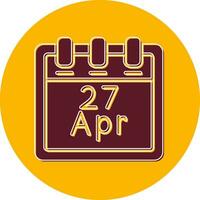 April 27 Vector Icon