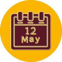 May 12 Vector Icon