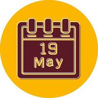 May 19 Vector Icon