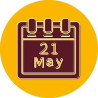 May 21 Vector Icon