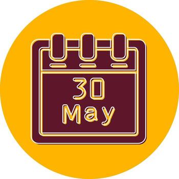 May 30 Vector Icon