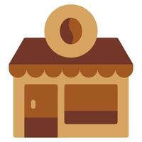 Coffee shop icon vector