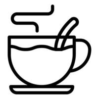 café error icono vector