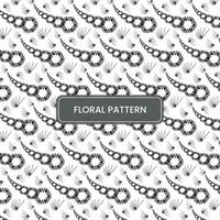 Floral pattern design background vector