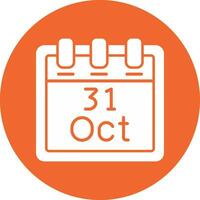 October 31 Vector Icon