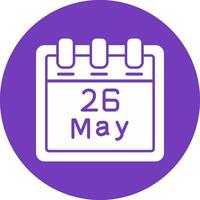 May 26 Vector Icon