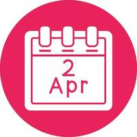 April 2 Vector Icon