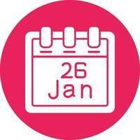January 26 Vector Icon