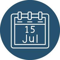 July 15 Vector Icon