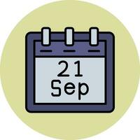 September 21 Vector Icon