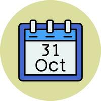 October 31 Vector Icon