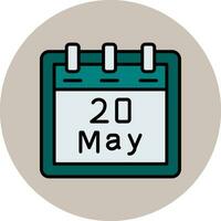 May 20 Vector Icon