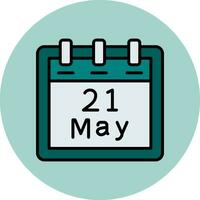 May 21 Vector Icon