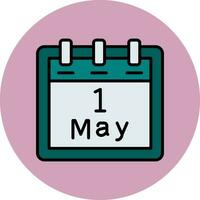 May 1 Vector Icon