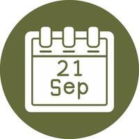 September 21 Vector Icon