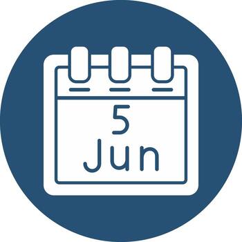 June 5 Vector Icon