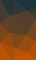 Orange, navy gradient abstract geometric pattern with polygon texture. Wallpaper triangulation background. vector illustration for web, digital, flyer, ideas, creative