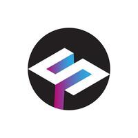 the logo for a company that makes a 3D printer vector