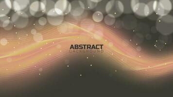 Beautiful Abstract 3D Background with Smooth Silky Shapes vector