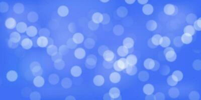 Glowing bokeh circles, sparkling blue dust abstract gold luxury background decoration. vector