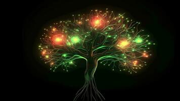 Gehirn Zelle Konzept Video und Gehirn Zelle Verbindungen, Gehirn Zelle Funktion, Gehirn Leistung