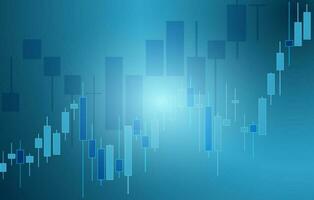 Trading background, wallpaper. Financial candlestick chart, support and resistance level chart. Charts for Forex trading vector