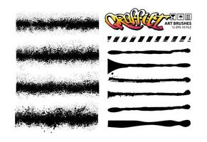 Gaffiti Dirty Brushes Vector Set