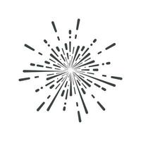 Firework logo vector icon