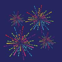 Firework logo vector icon