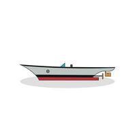 illustration of a small boat vector