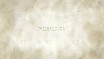 Abstract horizontal grunge watercolor background. Neutral light colored empty space background illustration vector