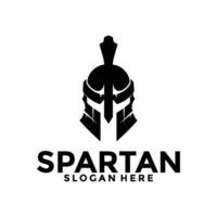 Spartan logo vector, Spartan helmet logo vector illustration design template