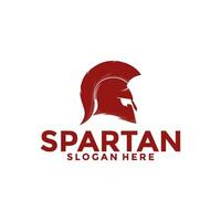 Spartan logo vector, Spartan helmet logo vector illustration design template