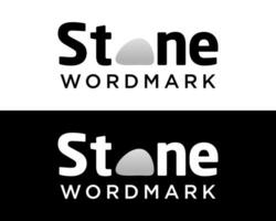 Natural hard stone adventure logo design. vector